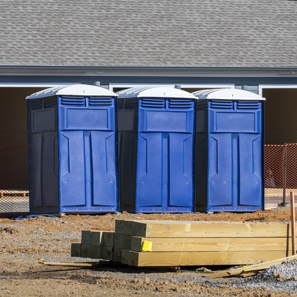 are there any restrictions on where i can place the porta potties during my rental period in Kit Carson CA